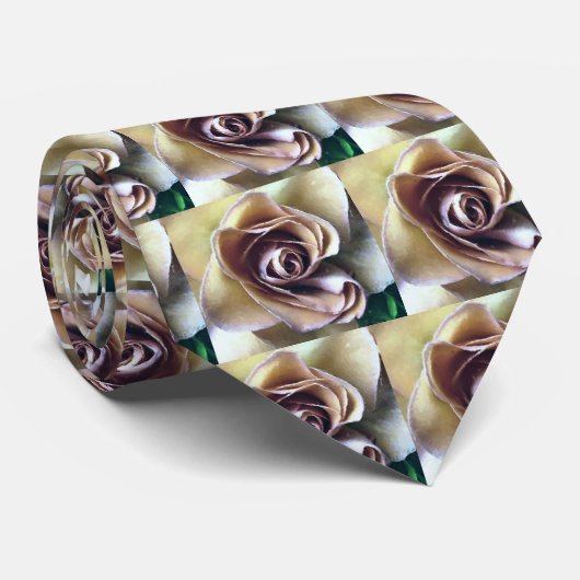 CRAVATE ROSE (Roulé)