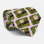 Cravate rose à bulles d'eau (Roulé)