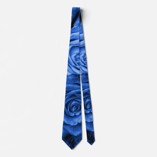 Cravate Rose bleu (Devant)