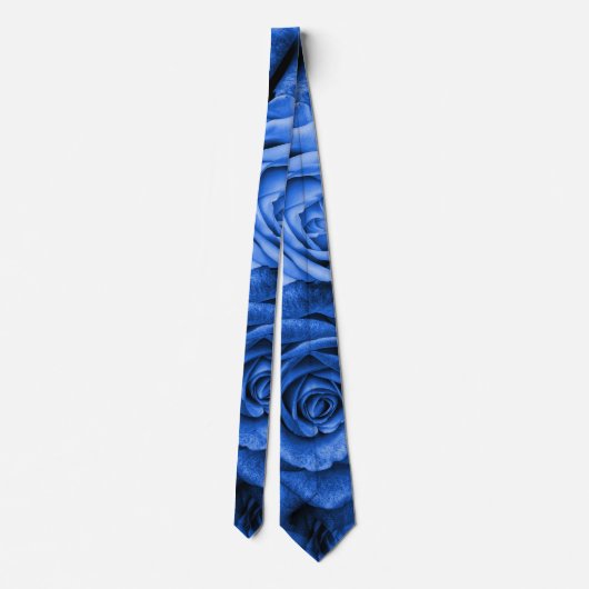 Cravate Rose bleu (Dos)