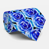 Cravate Rose bleu_ (Roulé)
