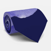 Cravate Rose bleu (Roulé)