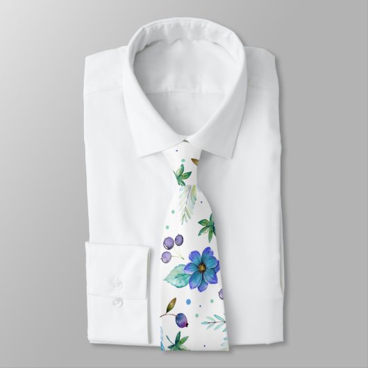 Cravate Rose bleu (Attaché)