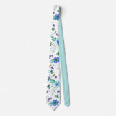 Cravate Rose bleu (Devant)