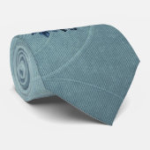 Cravate Rose bleue (Roulé)