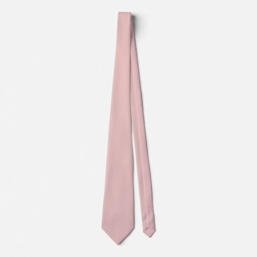 Cravate rose clair couleur tendance (Devant)