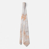 Cravate rose clair Fluid Swirl (Dos)