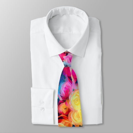 Cravate Rose colorée (Attaché)