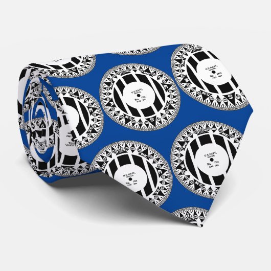 Cravate Rose Compass (Roulé)