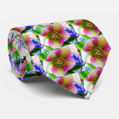 Cravate Rose de carême rose, (Roulé)