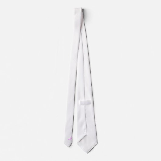 Cravate rose de conscience de cancer du sein de (Dos)