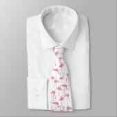 Cravate rose de Flamant rose (Attaché)