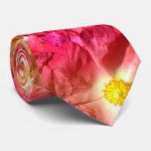 Cravate rose de fleur (Roulé)
