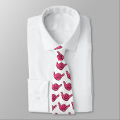 Cravate rose d'Hawaï de shaka (Attaché)