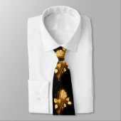 Cravate Rose d'or ( rose dorée ) (Attaché)