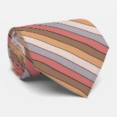 Cravate Rose Dusty Crème De Café Sur Papier Aquarelle (Roulé)