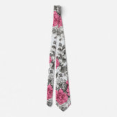 Cravate Rose dynamique (Dos)