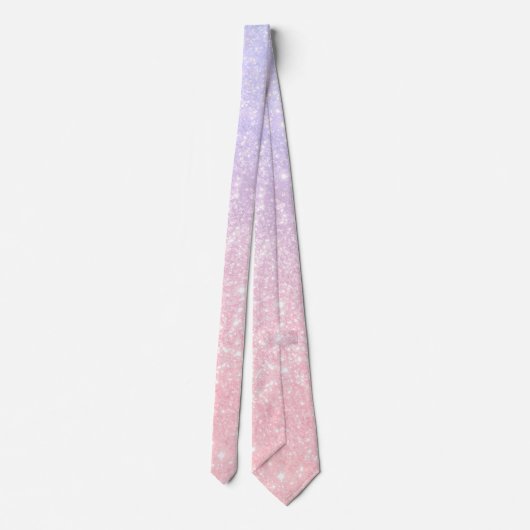 Cravate Rose Et Bleu Pastel Chimmery Dreamy Motif (Dos)
