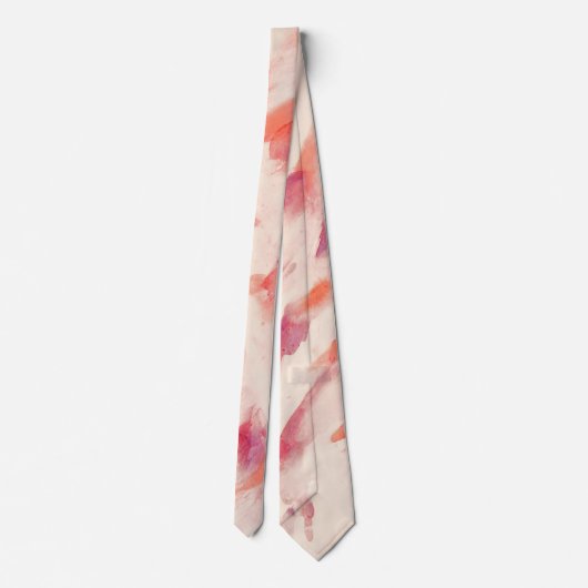 Cravate Rose et orange (Dos)