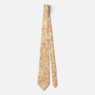 Cravate Rose et Rose par William Morris, Fleurs Vintages