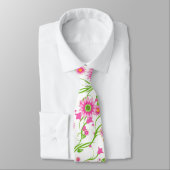 Cravate Rose et vert Abstrait design-léger (Attaché)
