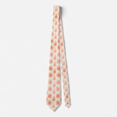 Cravate Rose Florale Mauve Douce (Devant)