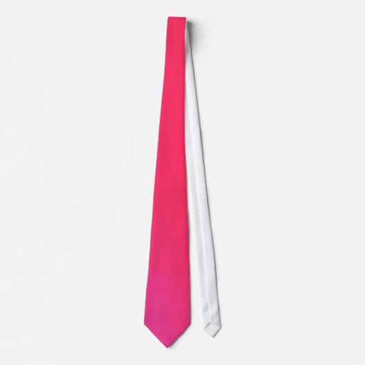 Cravate rose fluorescente (Devant)