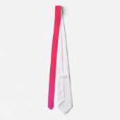 Cravate rose fluorescente (Dos)