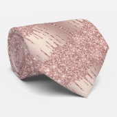 Cravate rose Gold (Roulé)