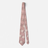 Cravate Rose Gold Blush Parties scintillant Drivers Shic P (Devant)