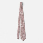 Cravate Rose Gold Blush Parties scintillant Drivers votre  (Dos)