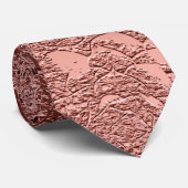 Cravate Rose Gold Elegant (Roulé)