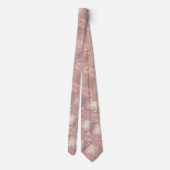 Cravate Rose Gold Parties scintillant Drips de mariage Cra (Dos)