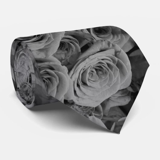 Cravate Rose gris (Roulé)