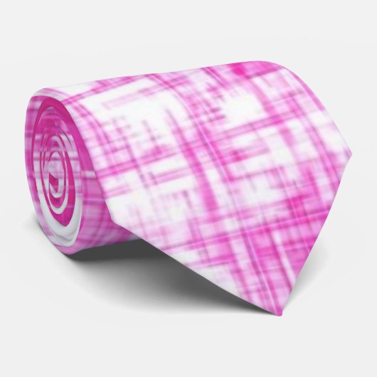 Cravate rose Grunge (Roulé)