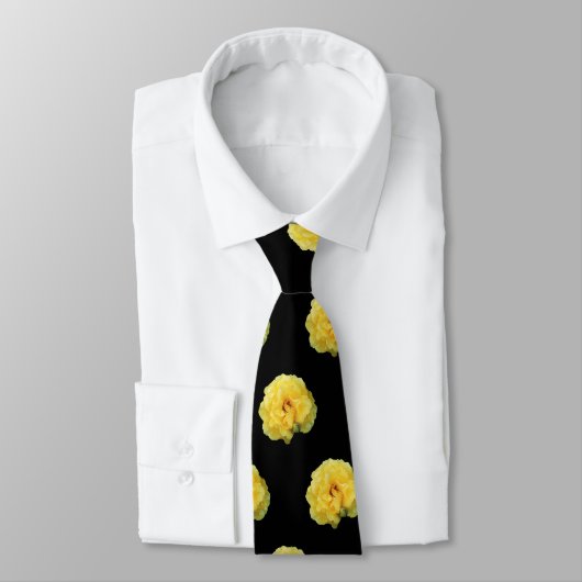 CRAVATE ROSE JAUNE (Attaché)