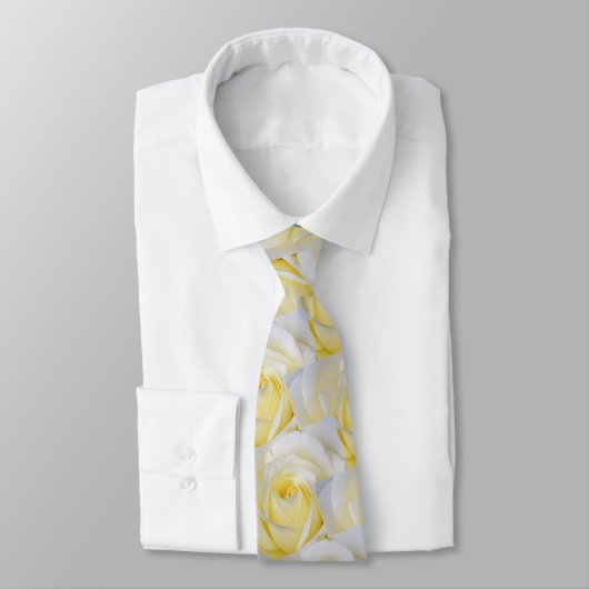 Cravate rose jaune (Attaché)