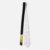 Cravate Rose jaune sur l'arrière - plan noir (Dos)