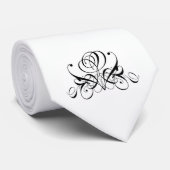 Cravate Rose noir (Roulé)