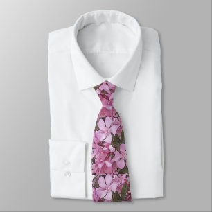 Cravate Rose Oleander Rose Laurel Black Outline Art