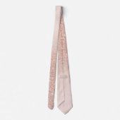 Cravate Rose or faux parties scintillant rose ombre scinti (Dos)