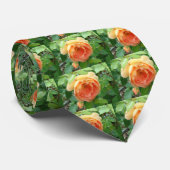 Cravate Rose orange (Roulé)