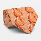 Cravate Rose orange (Roulé)