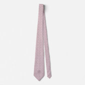 Cravate Rose Pâle Pastel Doux Points Dorés Motif Pailleté (Devant)