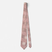 Cravate Rose Parties scintillant or Blush Sparkle Chic Cra (Devant)