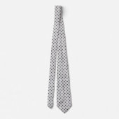 Cravate Rose points noirs (Dos)