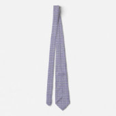 Cravate rose quartz periwinkle violet gris (Dos)