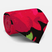 Cravate Rose Romantic (Roulé)