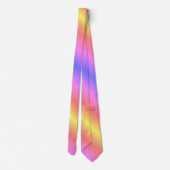 Cravate Rose Rose Parties scintillant or violet jaune Ombr (Dos)