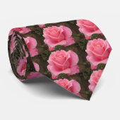 Cravate Rose rose rose (Roulé)